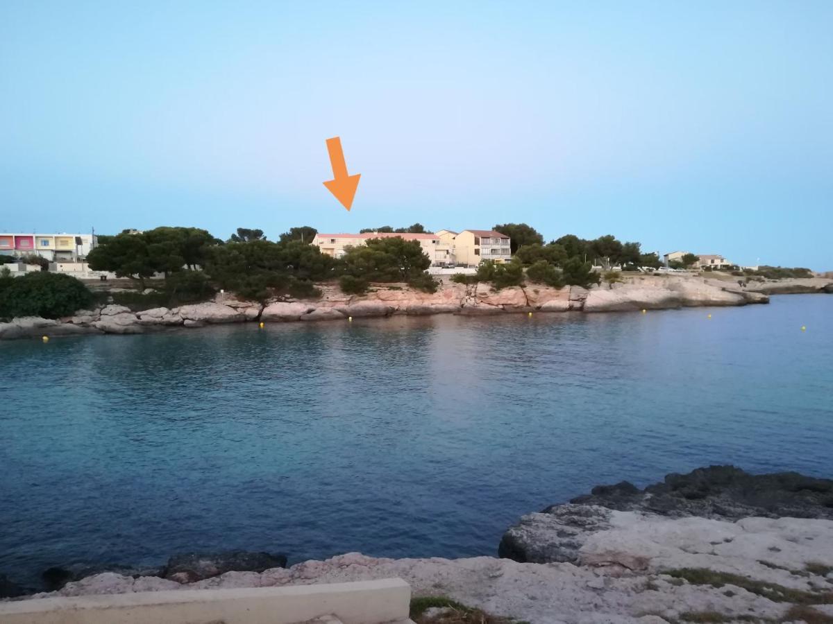 Bel Appartement Avec Terrasse - Plage De Carro A Pied مارتيج المظهر الخارجي الصورة